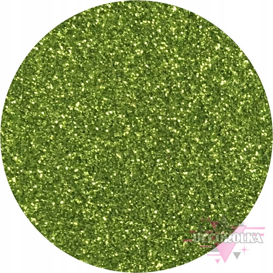Glitter Pollen bright green olive BOTTLE 10 ML