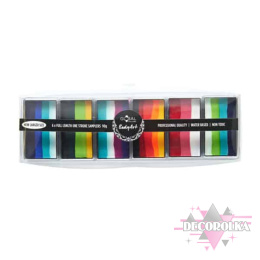 Global Colours Paint Palette Rainbow Burst 6 One Stroke 6x15g