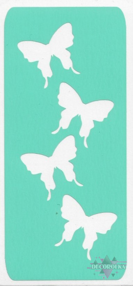 Stencil Swatch Butterflies 6