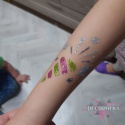 Glitter Tattoo stencils NEW YEAR'S EVE