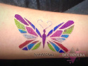 Glitter Tattoo stencils MINI 4 PAWS