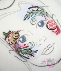 Face painting stencil airbrush stencil BN 2