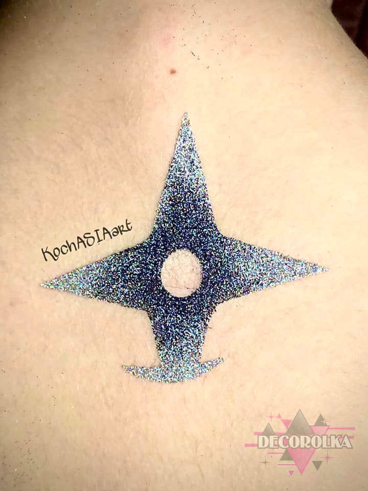 glitter tattoos stencils VALENTINE'S DAY