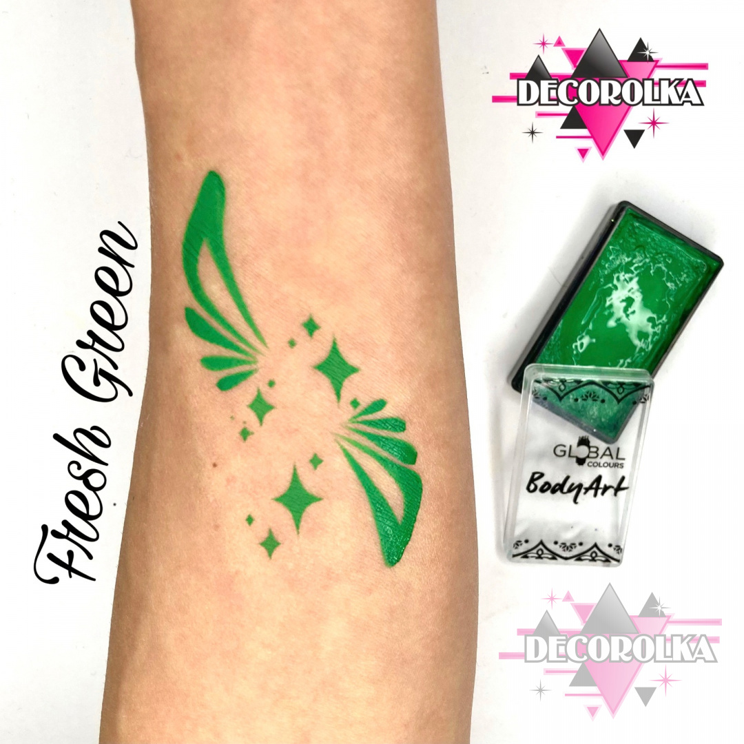 Global Colours face and body paint 20 g Fresh Green