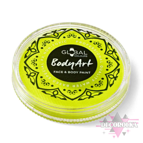 Global Colours face and body paint 20 g Neon Yellow