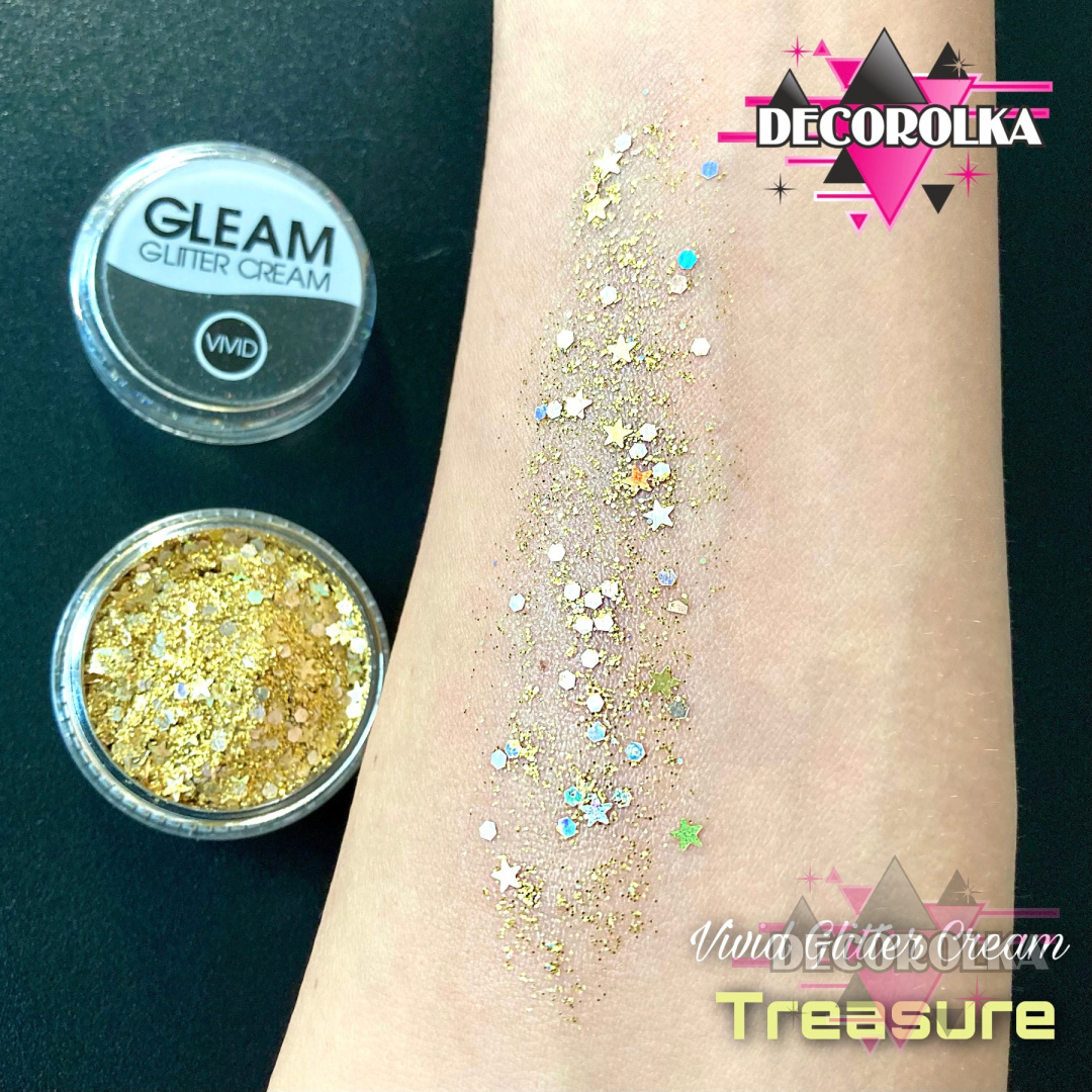 Vivid Chunky Glitter Cream Treasure 7,5gr