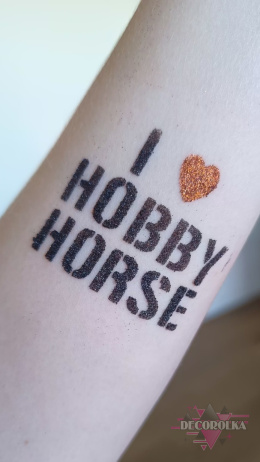 Szablony Tatuaże brokatowe HOBBY HORSE ARKUSZ
