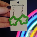 Kolczyki gwiazki zielone