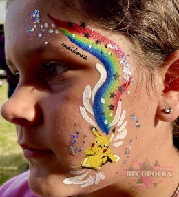 Superstar farba do twarzy i ciała 16 g Yellow 144