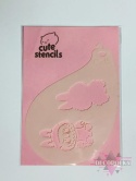 Szablon do malowania twarzy areografu CUTE STENCILS CS-15
