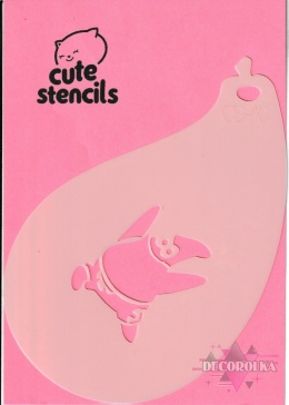 Szablon do malowania twarzy areografu CUTE STENCILS CS-10