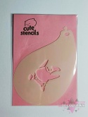 Szablon do malowania twarzy areografu CUTE STENCILS CS-10