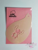 Szablon do malowania twarzy areografu CUTE STENCILS CS-20