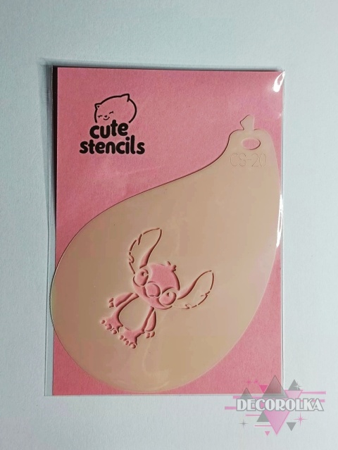 Szablon do malowania twarzy areografu CUTE STENCILS CS-20