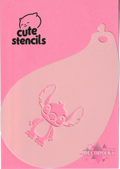 Szablon do malowania twarzy areografu CUTE STENCILS CS-20