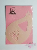 Szablon do malowania twarzy areografu CUTE STENCILS CS-3