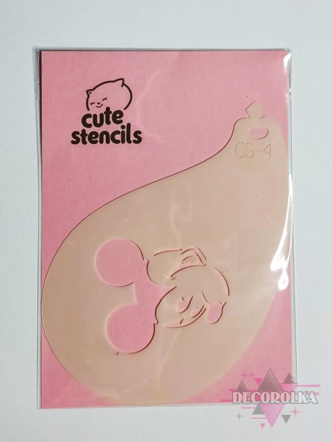 Szablon do malowania twarzy areografu CUTE STENCILS CS-1