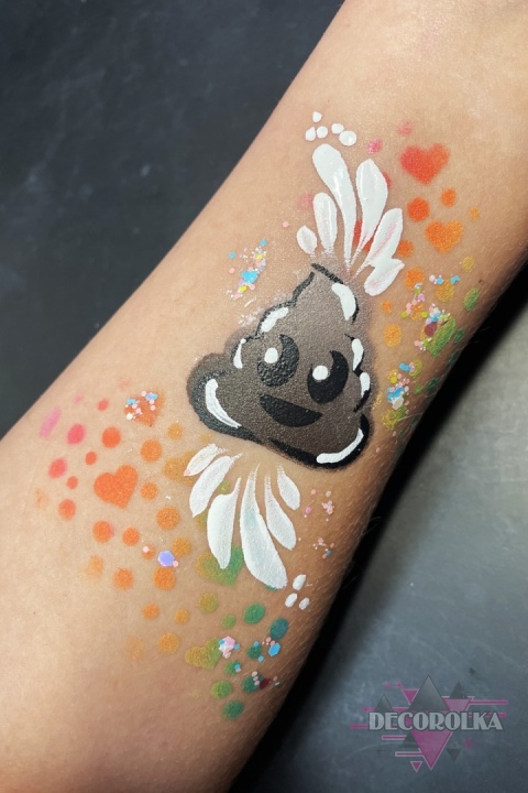 Szablon do malowania twarzy areografu CUTE STENCILS CS-3