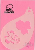 Szablon do malowania twarzy areografu CUTE STENCILS CS-5
