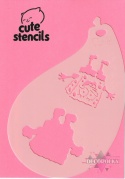Szablon do malowania twarzy areografu CUTE STENCILS CS-8