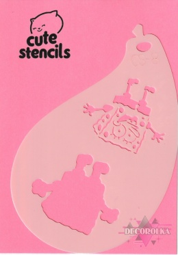 Szablon do malowania twarzy areografu CUTE STENCILS CS-8