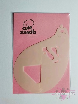 Szablon do malowania twarzy areografu CUTE STENCILS CS-7