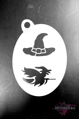 Szablon do malowania twarzy areografu H3 kapelusz