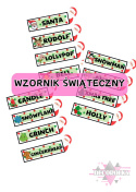 WZORNIK ŚWIĄTECZNY 3 arkusz3 A4 zielone