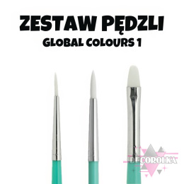 ZESTAW PĘDZLI Global Colours 1