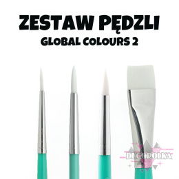 ZESTAW PĘDZLI Global Colours 2