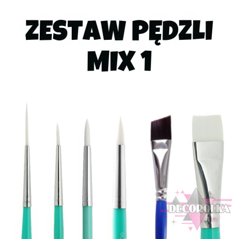 ZESTAW PĘDZLI MIX 1