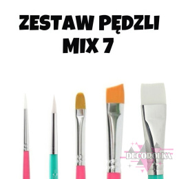 ZESTAW PĘDZLI MIX 7