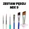 ZESTAW PĘDZLI MIX 9