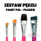 ZESTAW PĘDZLI PŁASKICH Paint Pal