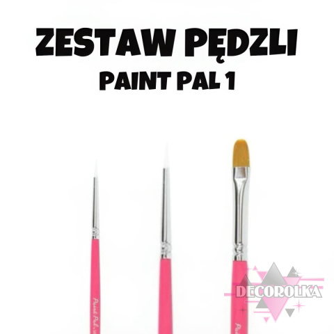 ZESTAW PĘDZLI Paint Pal 1