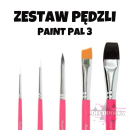 ZESTAW PĘDZLI Paint Pal 3