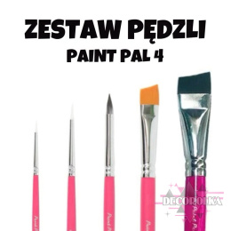 ZESTAW PĘDZLI Paint Pal 4