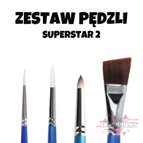 ZESTAW PĘDZLI Superstar 2