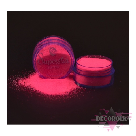 Brokat Superstar Fine Glitter Fluorescent Purple 5ml