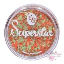 Brokat w kremie Superstar Chunky Glitter Cream Orange & Green 10 ml