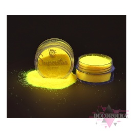 Brokat Superstar Fine Glitter Fluorescent Yellow 5ml
