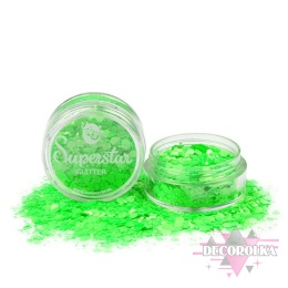 Chunky glitter Superstar Fluorescent Green 8 ml