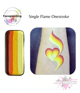 Facepainting Hub farba do twarzy i ciała Single Flame Onestroke 14 g