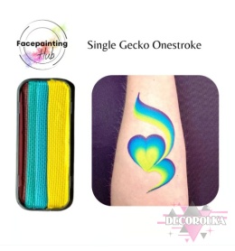 Facepainting Hub farba do twarzy i ciała Single Gecko Onestroke 14 g