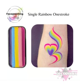 Facepainting Hub farba do twarzy i ciała Single Rainbow Onestroke 14 g