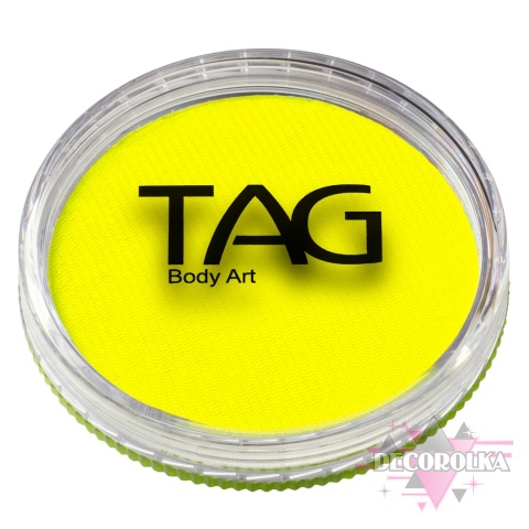 Farba do malowania twarzy Tag Body Art Neon Yellow 32g