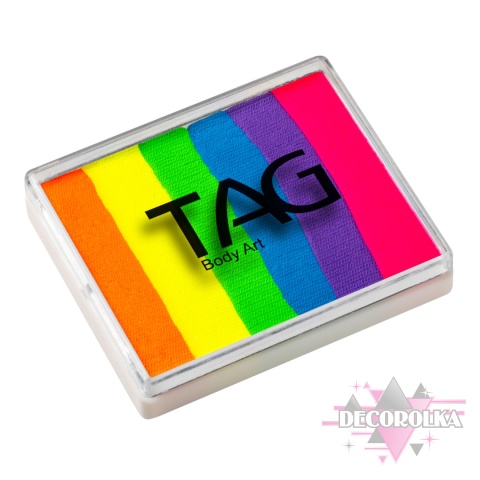 Farba do malowania twarzy Tag Body Art Neon Split Cake 50g