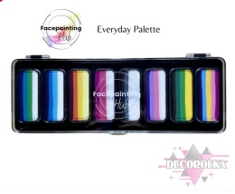 Paleta farb Facepainting Hub Everyday Palette 8x14g