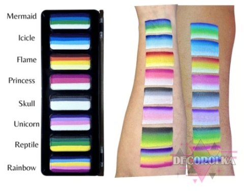 Paleta farb Facepainting Hub Everyday Palette 8x14g