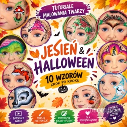 Maluj z nami, czyli face painting krok po kroku JESIEŃ I HALLOWEEN 10 WZORÓW